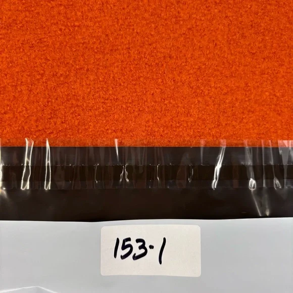 Eileen Fisher Orange Boiled Wool Blazer Women’s Large Minimalist Quiet Luxury - Picture 9 of 9